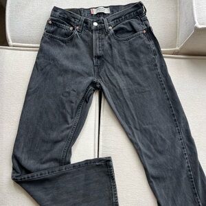 Levi’s 505 Regular Fit Jeans Men’s 31x32 Black / Washed Black